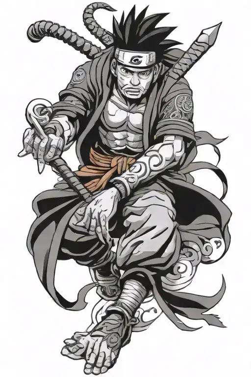 Sage Six Path Naruto With Kurma