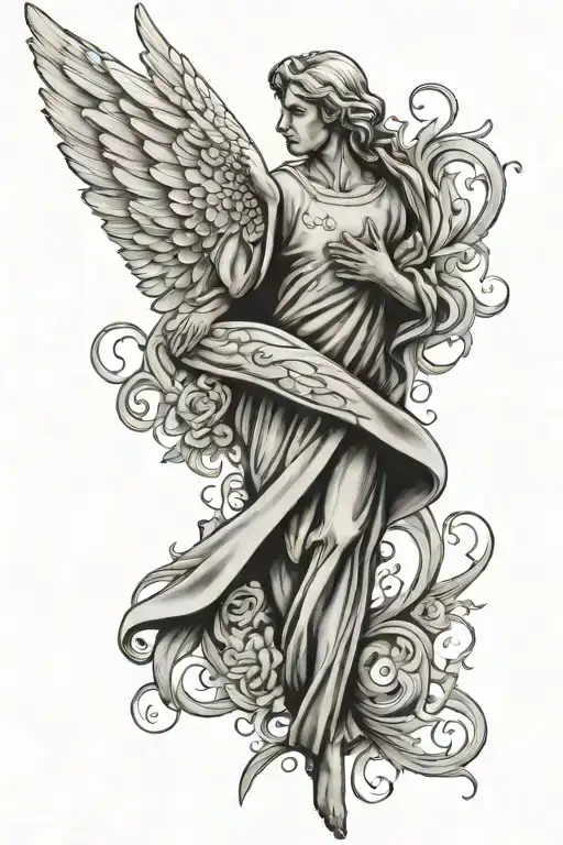 Angel Wings Dad Memorial