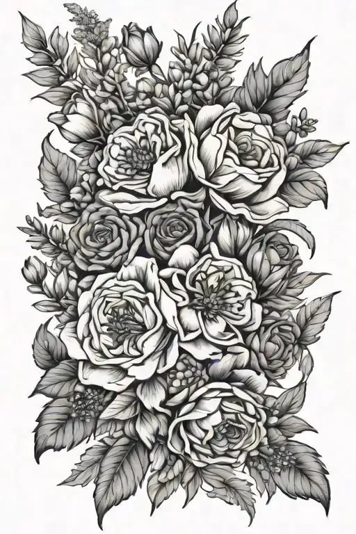 Birth Flower Bouquet