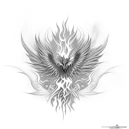 Phoenix Rising From Ashes