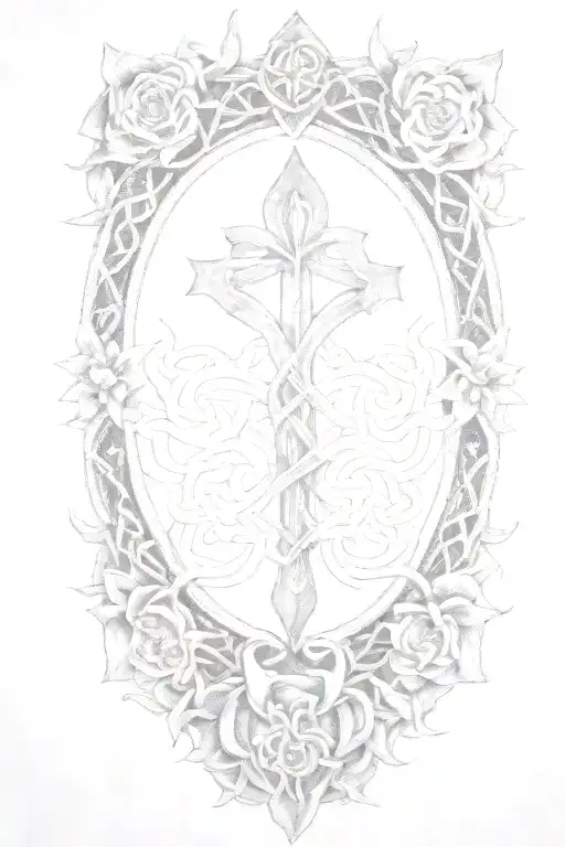 Celtic Flowers Intertwined