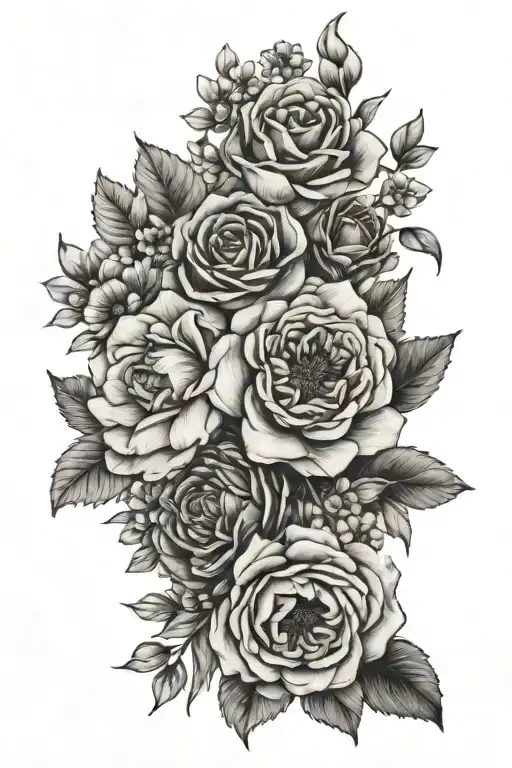 Birth Flower Bouquet