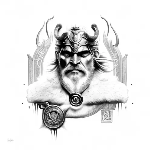 Odin Horses Lightning