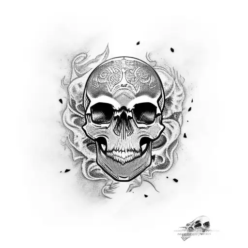 Skull And Fire