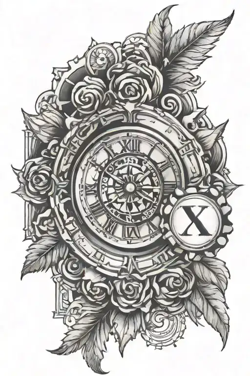 Roman Numerals Surrounded