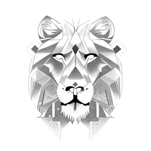 Incorporate A Lion And A Wolf In A Design That Symbolizes Friendship