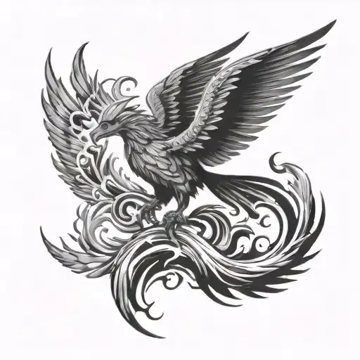 Phoenix Rising From Ashes