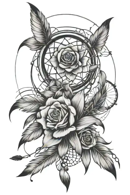 Dreamcatcher Lily Feather Rose