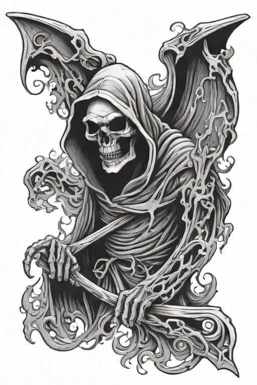 Grim Reaper Smoke Swirling
