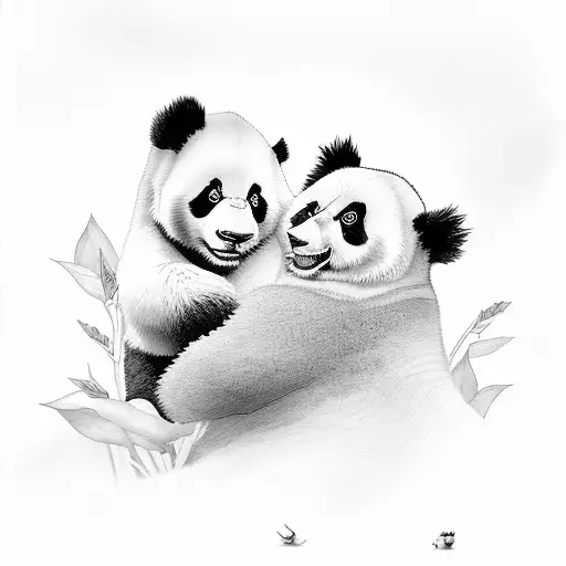 Panda And Cub