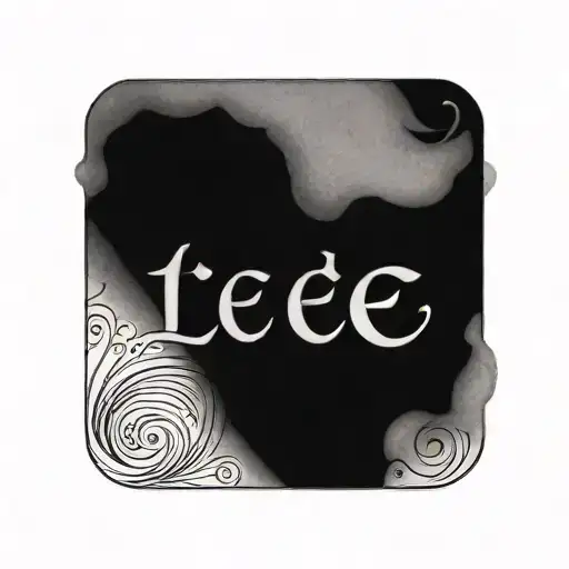 The Word 'Lee' In An Infinite Symbol