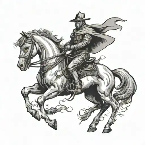 Headless Horseman Riding Horse