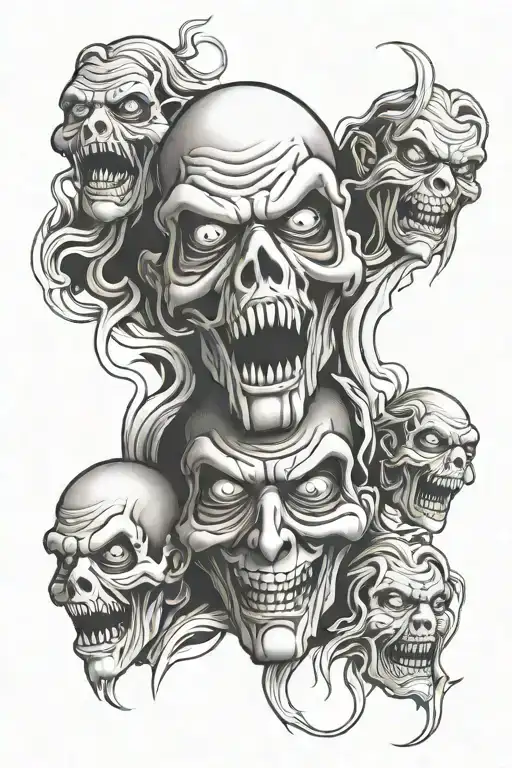 See No Evil Speak No Evil Hear No Evil Ghost Face