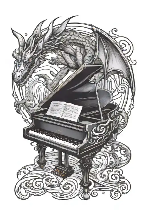 Piano Dragon It Themed
