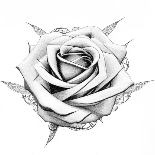 Design A Mechanical Rose With Intricate Details