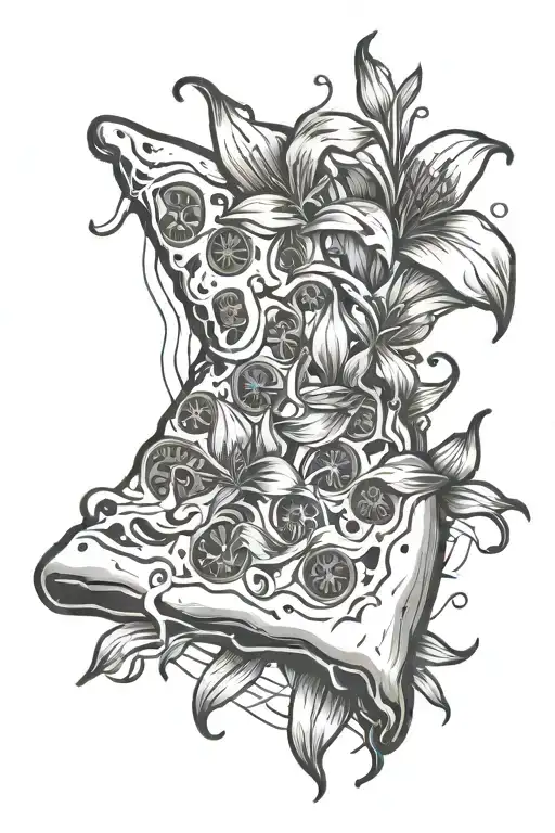 Pizza Slice Lily Vines