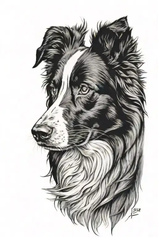 Border Collie Portrait