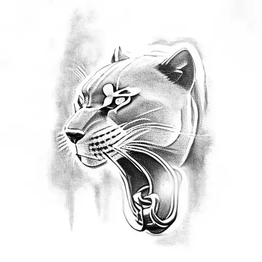 Black Panther Breaking Chains