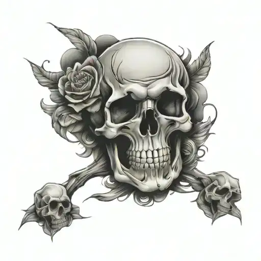 Leg Sleeve Skull Themed