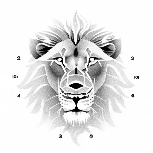 Lion With Clock