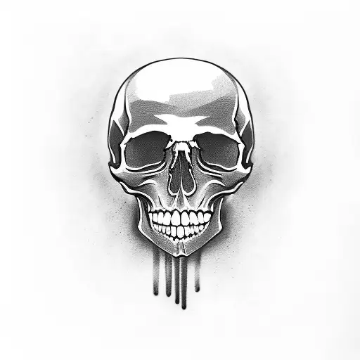 Skull Cigar And Military