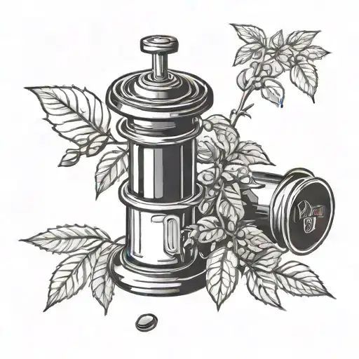 Aeropress With Coffee Plant