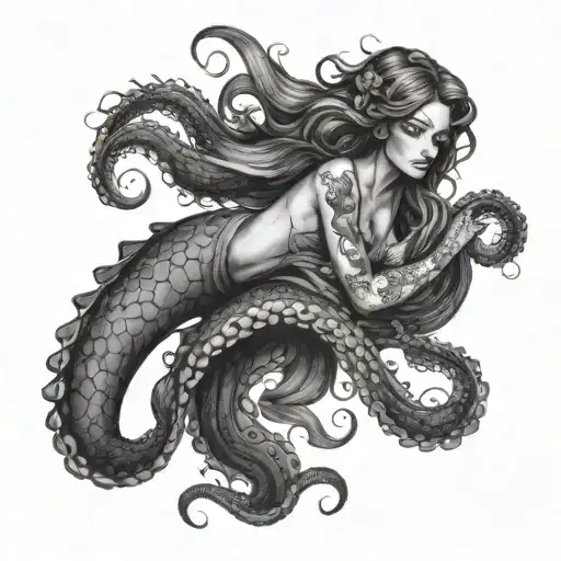 Octopus Mermaid Sunshine Storm