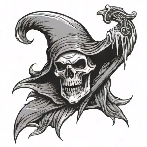 Grim Reaper Mustache