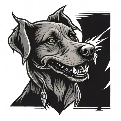 Download Festival Dog Mascot Feminine