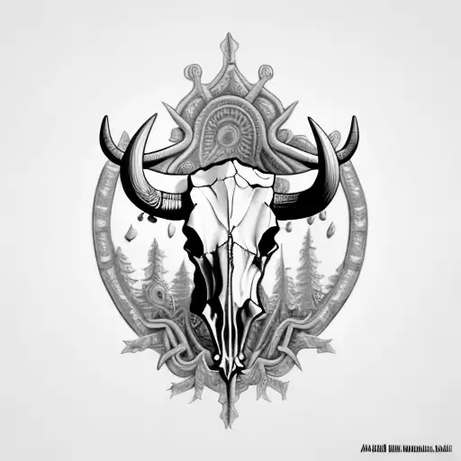 Bull Cow Skull