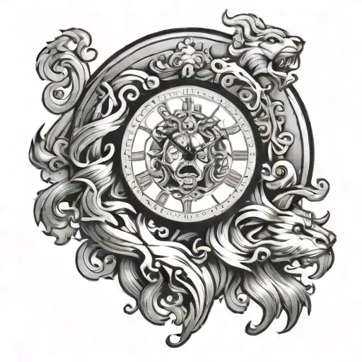 Dutch Lion Clock