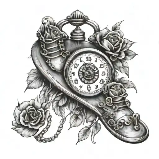 Baby Foot Date Of Birth Clock