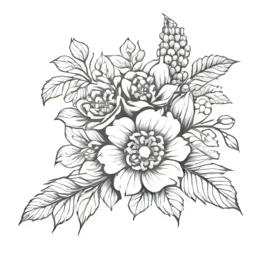 February August November December Birth Flower