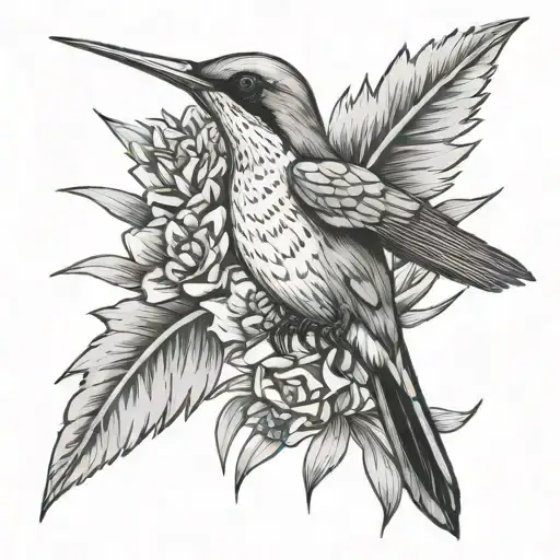 Kolibri Whit Agave Plant Centered