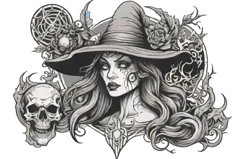 Mystic Witch Cybersigilism Design