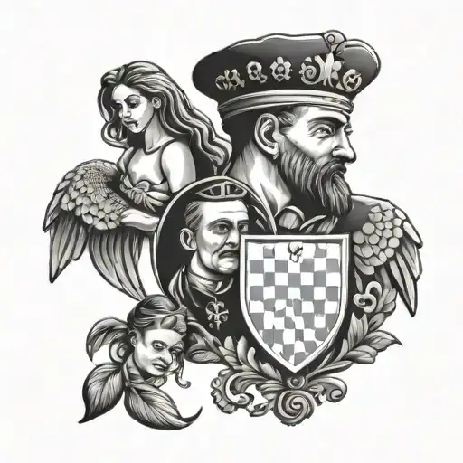 Traditional Croatia Family Love