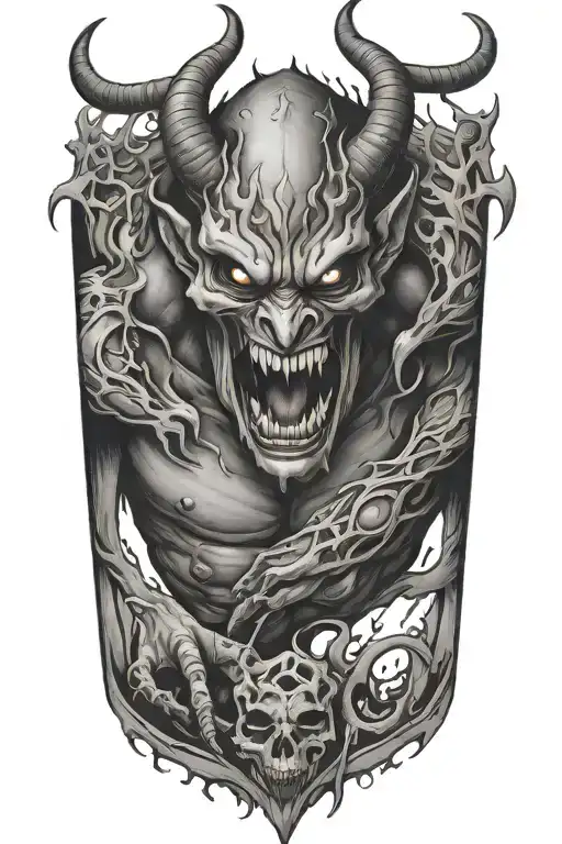 Demon Ripping Out Of Me