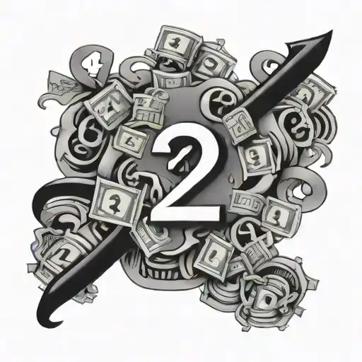 Number 4 Surrounded By Money