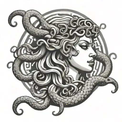 Female Sexual Assault Awareness Medusa Goddess