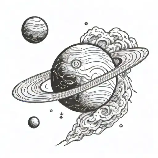 Pluto Planet Fine Line