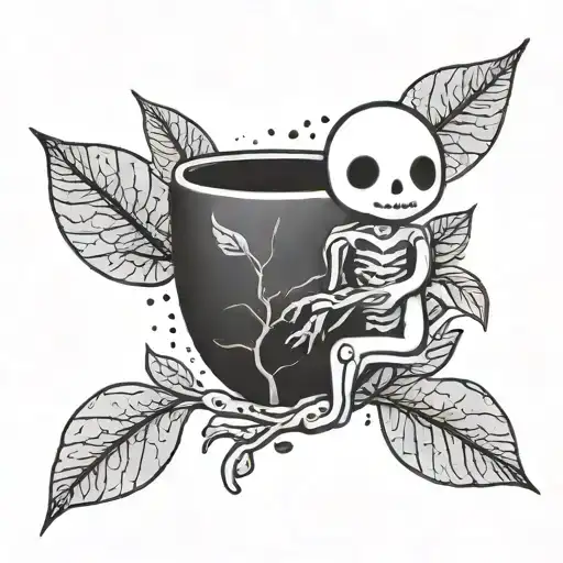 Kodama Spirit Holding A Leaf