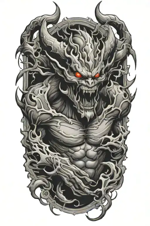 Demon Ripping Out Of Me