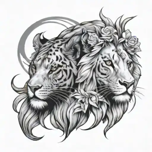 Cancer And Leo And Lioness
