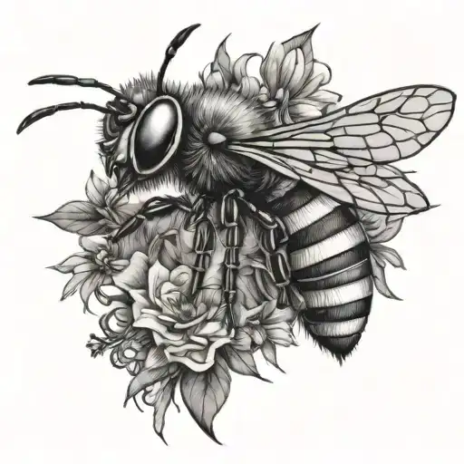 Half Alive Half Cybernetic Bee