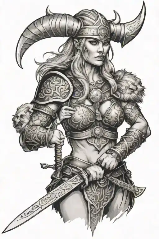 Sexy Viking Warrior Female