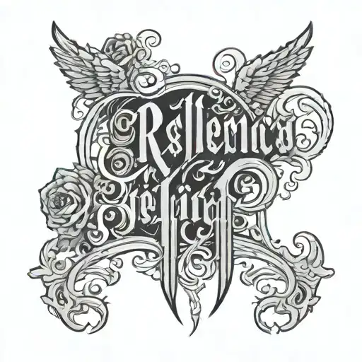 Resiliencia Lettering Goth