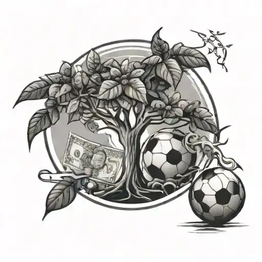 Money Tree And Football And Science