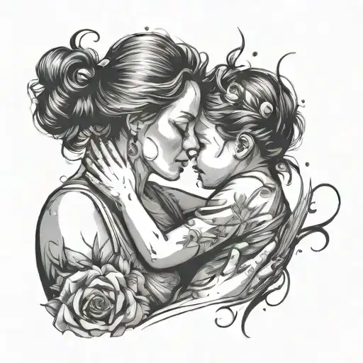 Simple Representation Of A Mother's Love