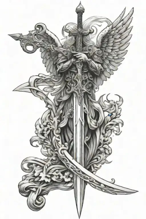 Arch Angel Fire Sword