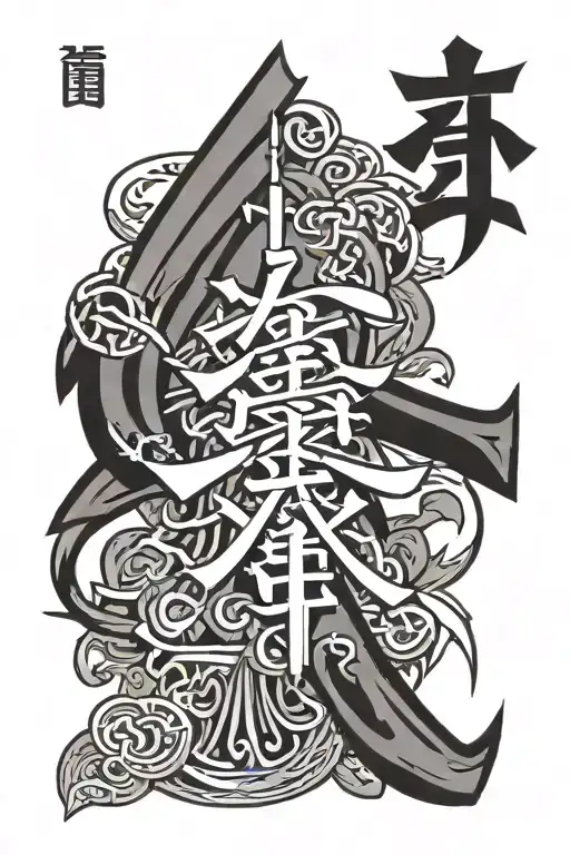 Love Kanji And Cybertribal